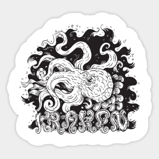 The Mighty Kraken Sticker